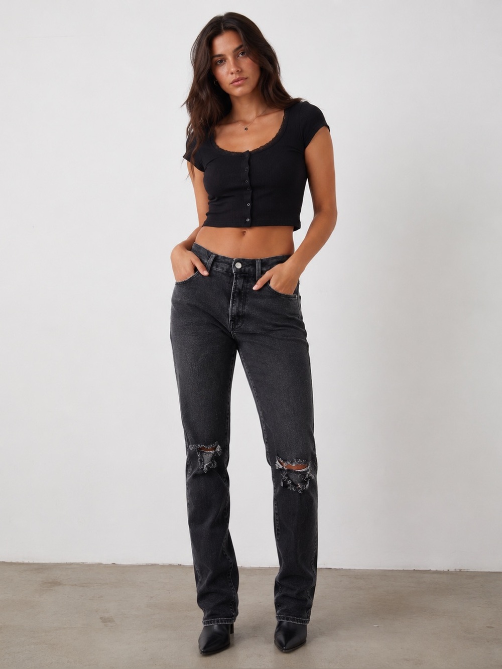 Good American Good Curve Skinny Jeans